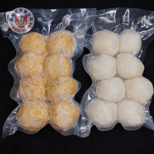 大大粒点心鱼丸/大菜丸 八粒装 tasty dim shum fish ball/vegetable fish ball 8pic